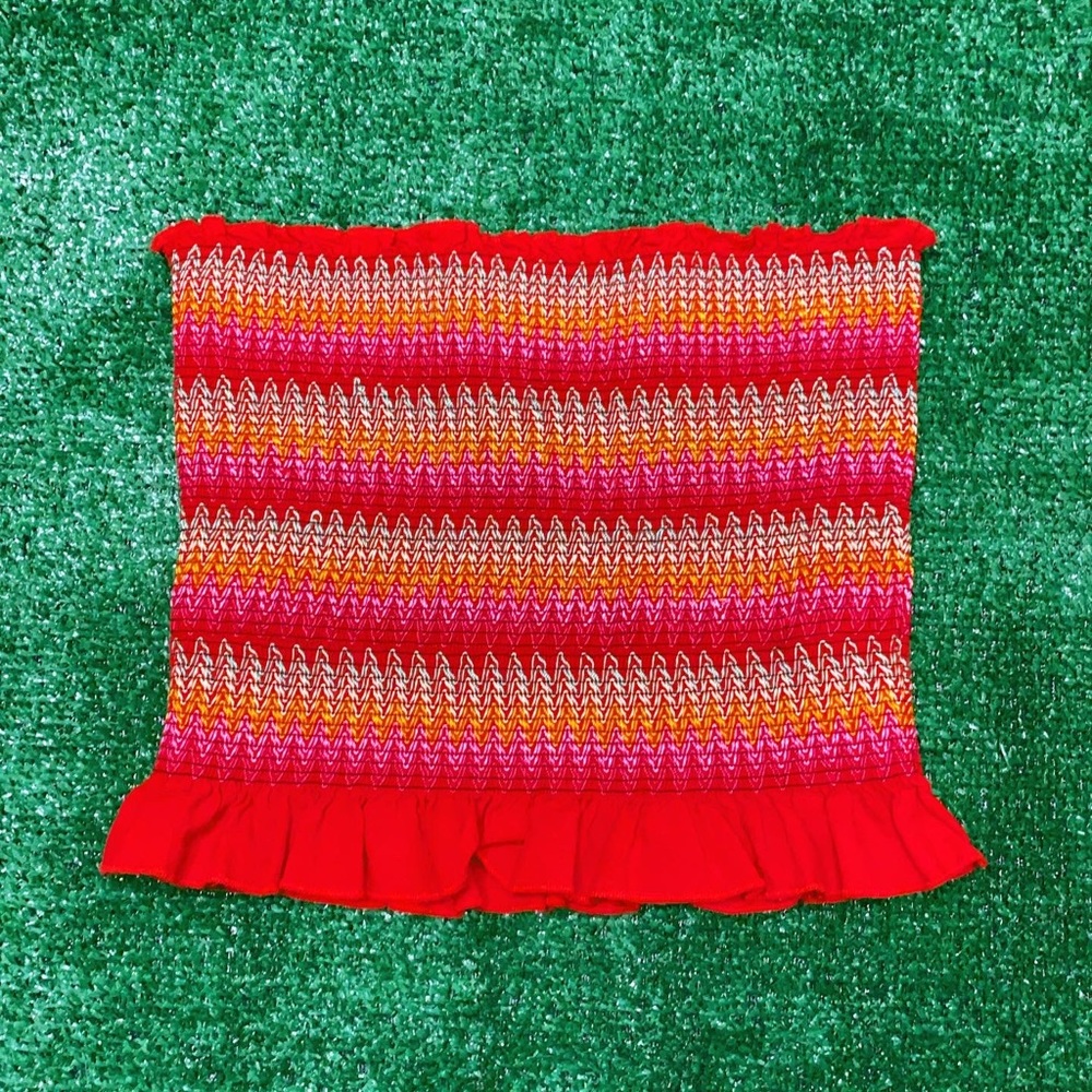 Red #butterfly tube top